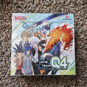 Cardfight Vanguard Unite! Team Q4 Sealed Booster Box TCG VGE-V-BT01 - New